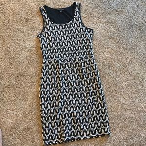 Black and white dress